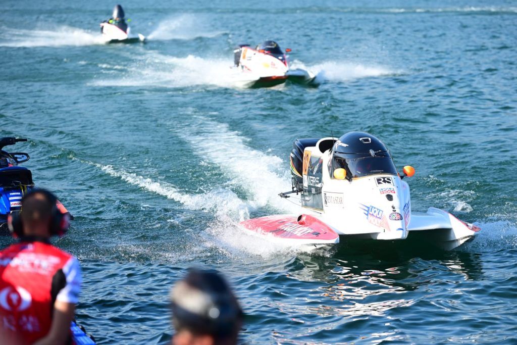 Balapan F1 SuperBoat di Danau Toba/BPMI Setpres