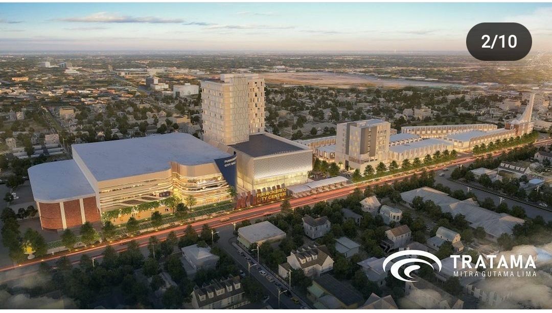 Rancangan Purwokerto City Center yang akan segera dibangun tahun ini secara bertahap.