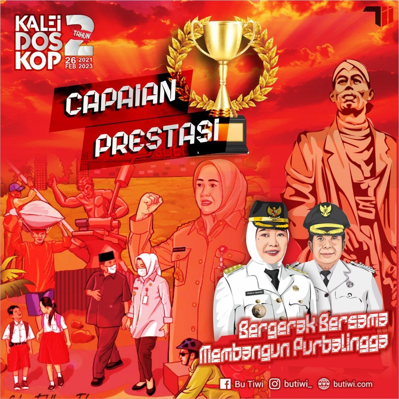 Hebat! 2 Tahun Kepemimpinan Tiwi-Dono, Ini Deretan Capaian Prestasinya, Simak Selengkapnya