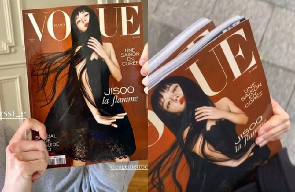 Majalah Vogue Prancis edisi Maret 2023 yang dihiasi wajah Jisoo diserbu pembeli.
