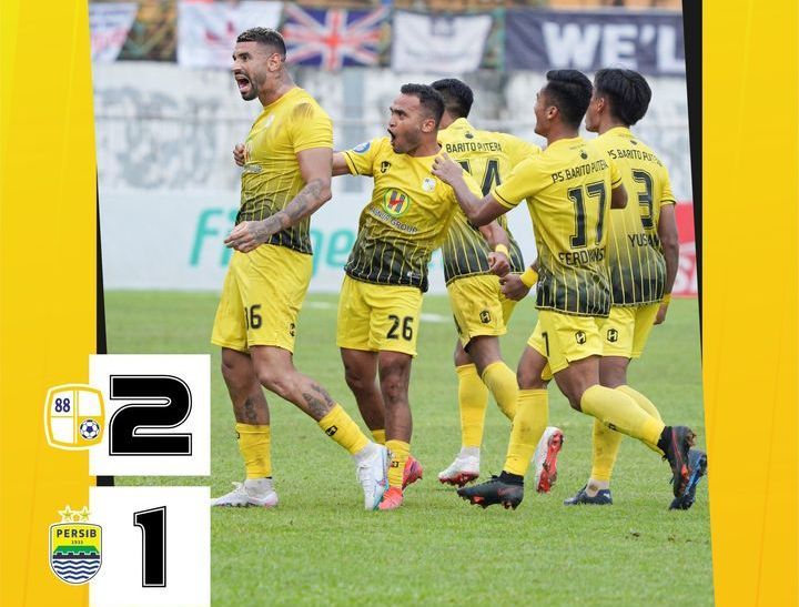 Laga PS Barito Putera vs Persib Bandung, anak asuh Coach RD sukses amankan e poin