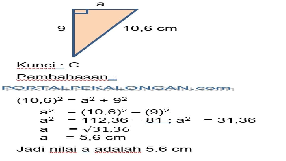 15 Contoh Soal PTS Matematika SMP MTs Kelas 8 Semester 2 Beserta Kunci ...