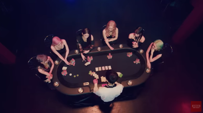 para member terlihat bermain casino di M/V Teaser 1 ‘Like It Like It’ / Youtube SECRET NUMBER JP OFFICIAL