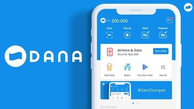 Cara top up saldo DANA 