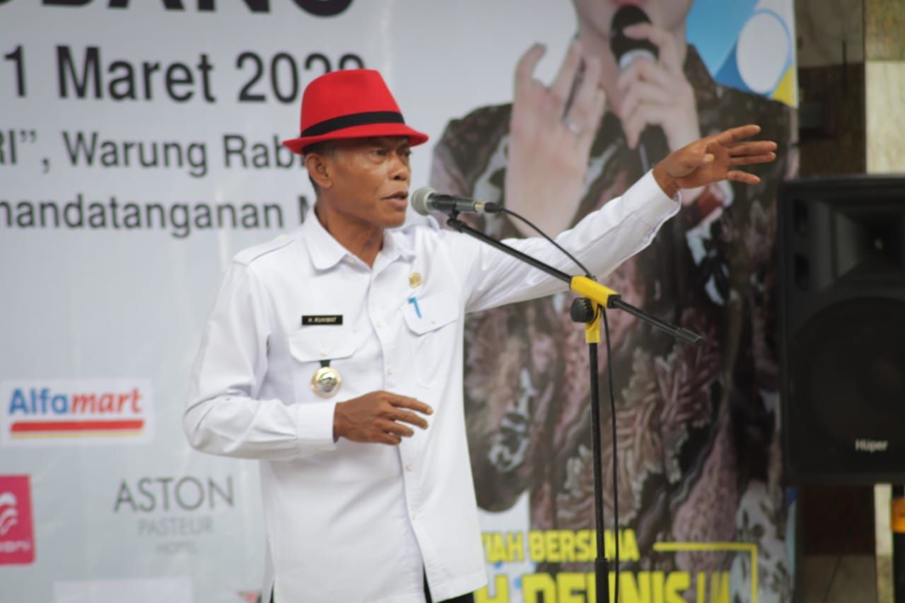 Kang Jimat tekankan agar masyarakat Subang jangan hanya jadi penonton. Jadilah pelaku industri dan ekonomi di Kabupaten Subang.