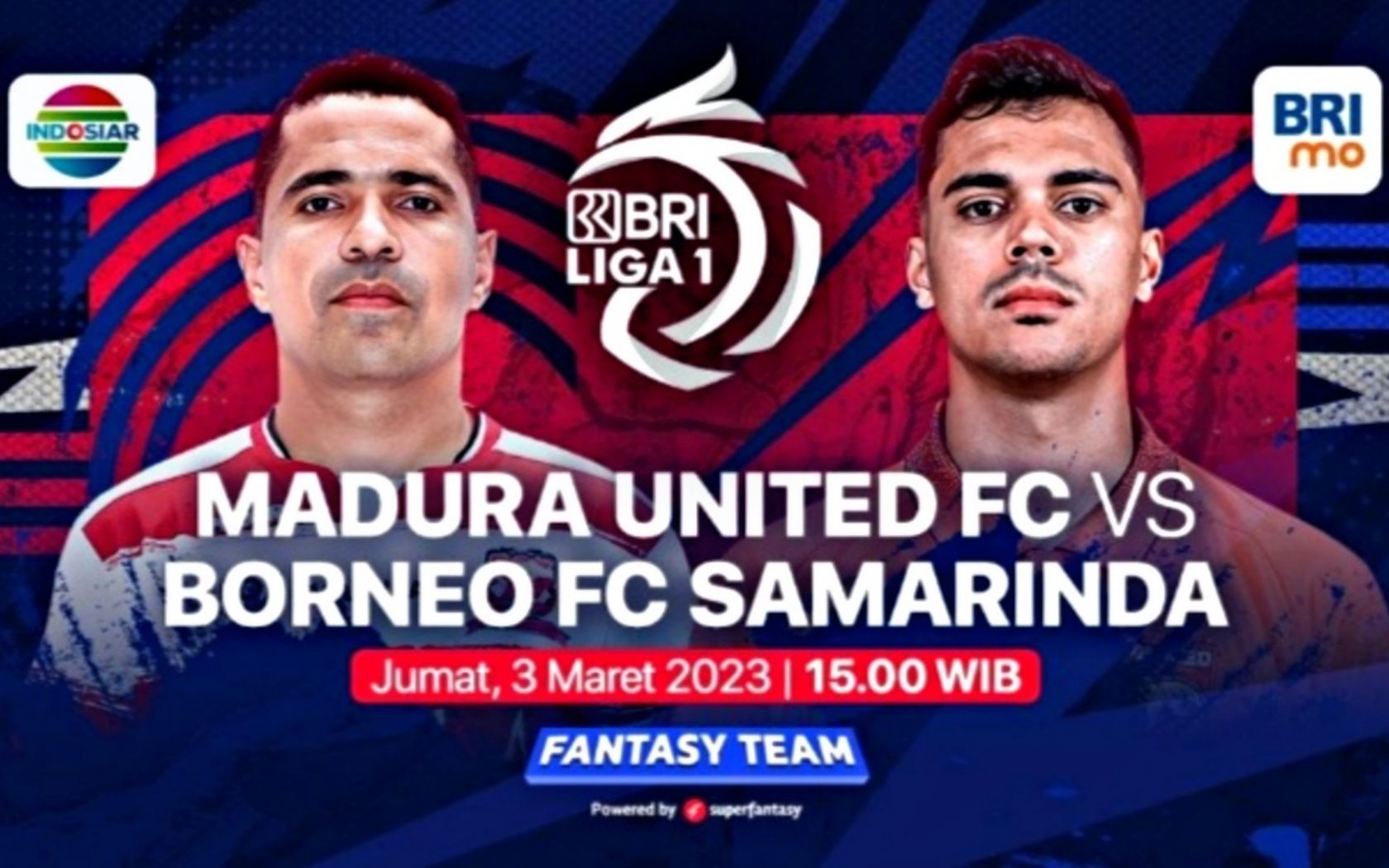 Link nonton siaran ulang pertandingan BRI Liga 1 2022/2023 Madura United vs Borneo FC Jumat 3 Maret 2023