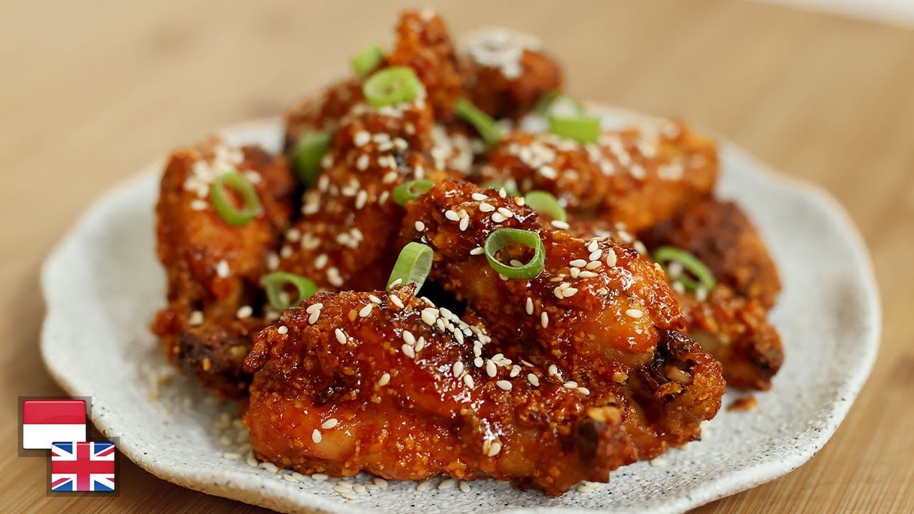 cara membuat korean chicken wings