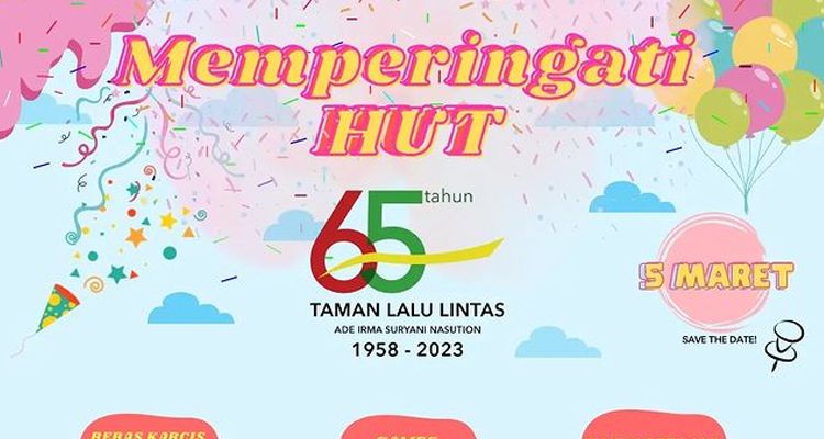 Promo HUT ke-65 Taman Lalu Lintas di Kota Bandung.