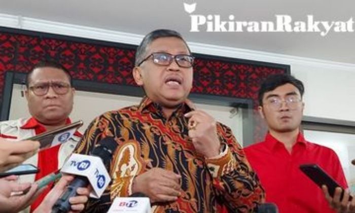 Sekretaris Jenderal PDI Perjuangan Hasto Kristiyanto, Kamis, 2 Maret 2023. /Pikiran Rakyat/ Muhammad Rizky Pradila