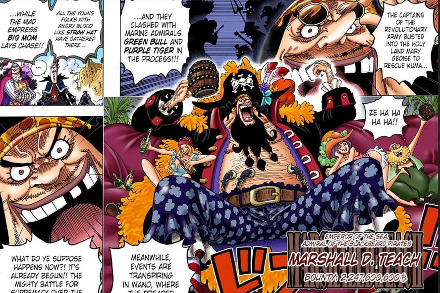 One Piece: Terungkap 5 Kekuatan Dahsyat Buah Iblis Ketiga Kurohige, Marshall D Teach Punya Logia dan Paramecia Terkuat