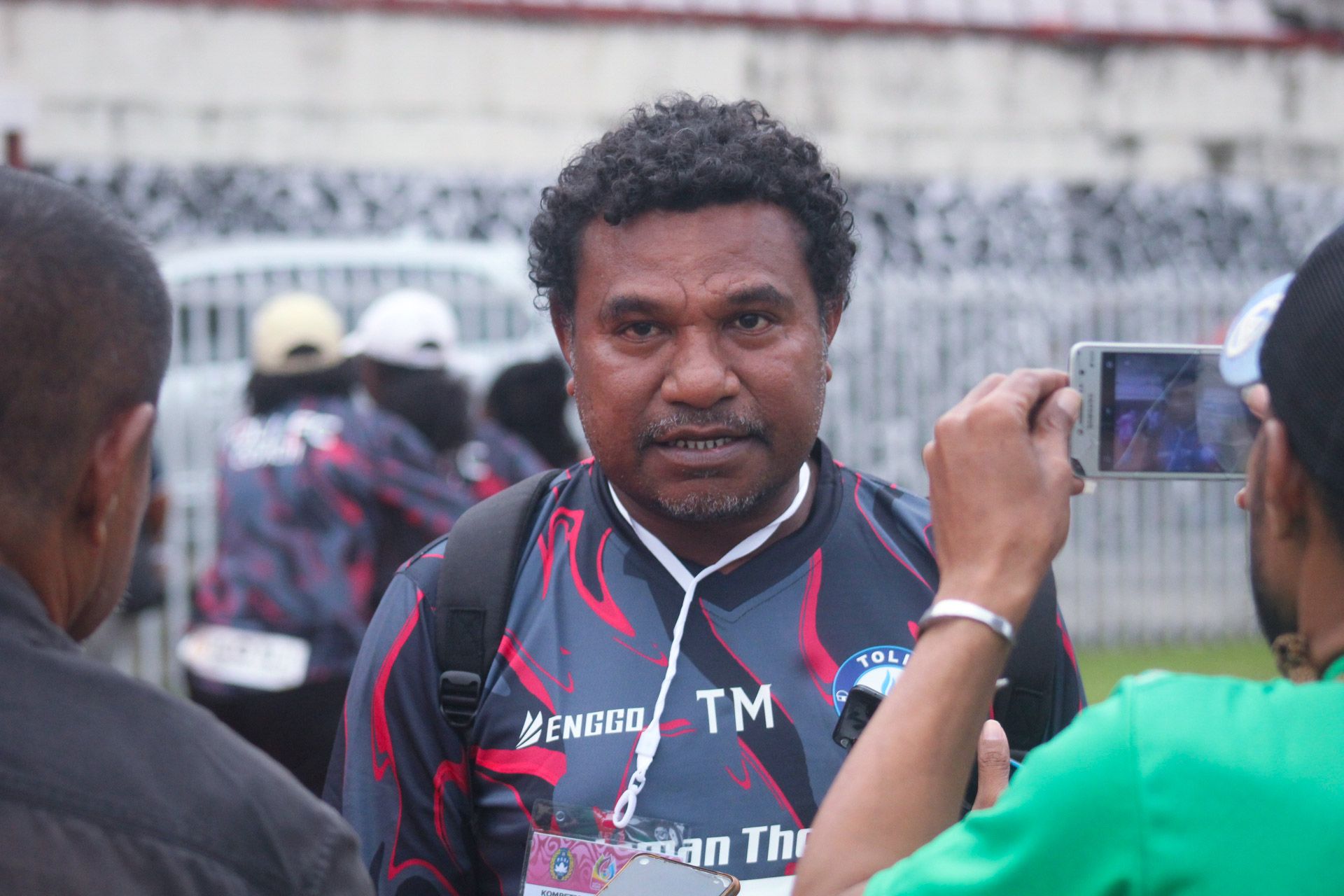 Pelatih kepala Toli Putri FC, Thomas Madjar ketika ditemui awak media olahraga usai pertandingan di Stadion Mandala, Kota Jayapura, Papua, Sabtu 04 Maret 2023 dok (PORTAL PAPUA)