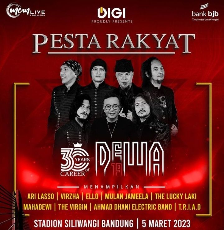 Daftar Harga Tiket Konser Dewa 19 Bandung 2023: Cek Jadwal dan Cara