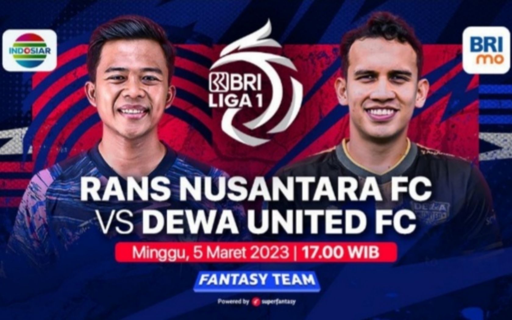 Prediksi formasi susunan pemain Rans Nusantara vs Dewa United pertandingan BRI Liga 1 hari ini