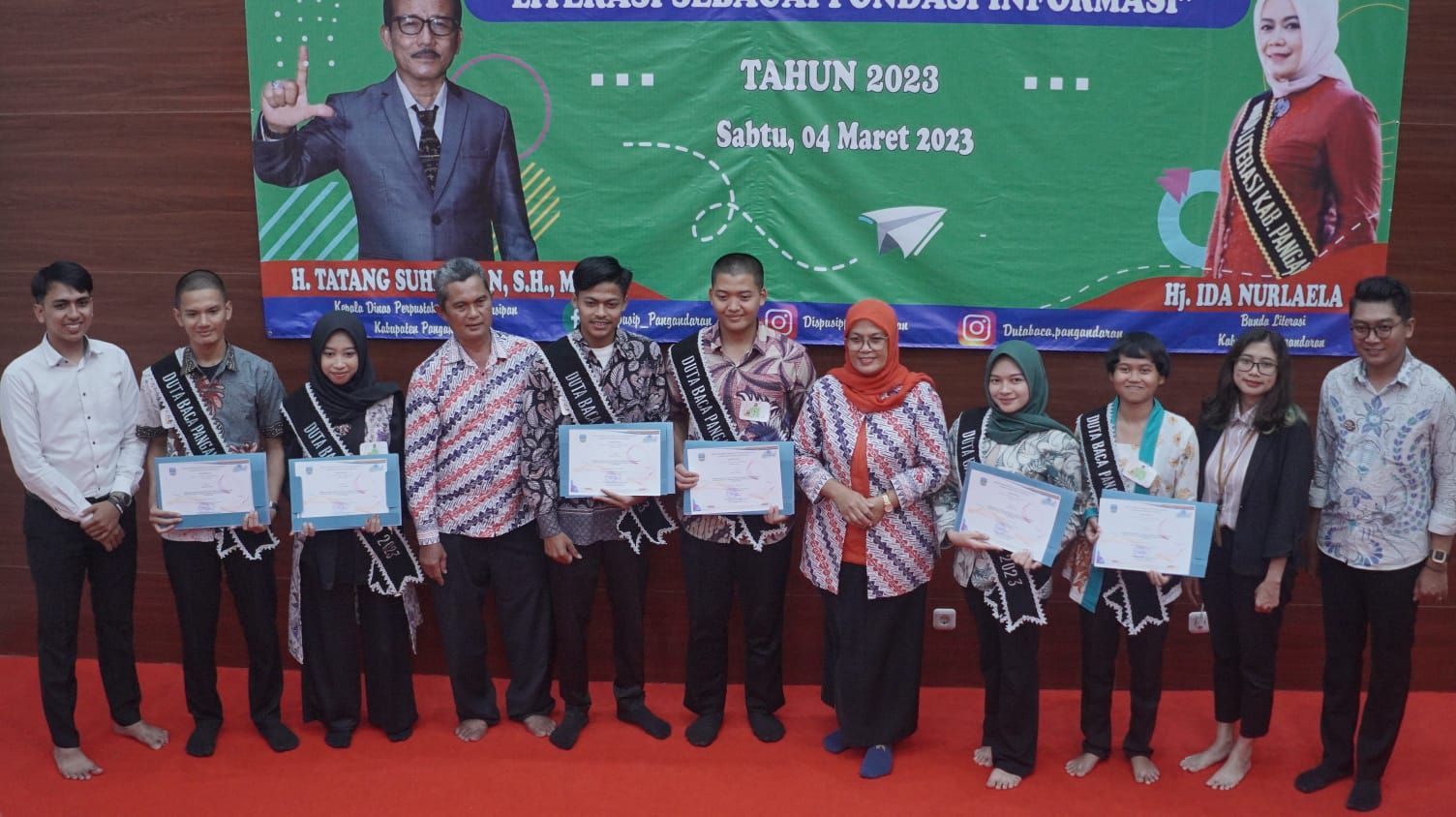 Wildan dan Sipa Terpilih Meraih Juara 1 Duta Baca Pangandaran Tahun 2023