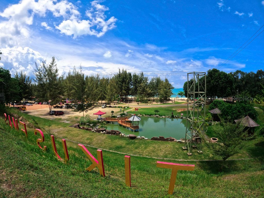 Wisata Pantai Tikus Emas Sungailiat Rebo.