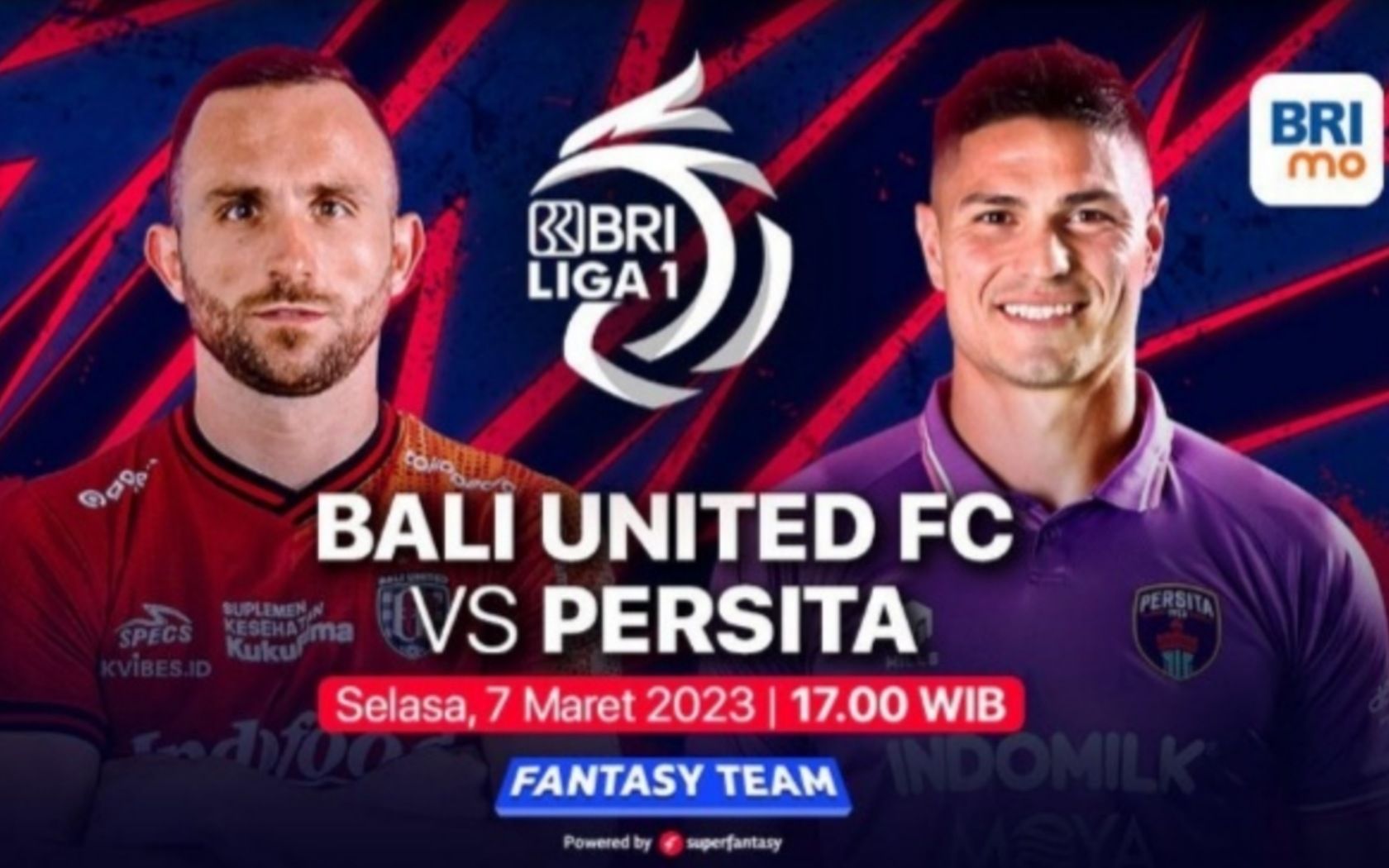 Prediksi formasi susunan pemain Bali United vs Persita Tangerang pertandingan BRI Liga 1 hari ini