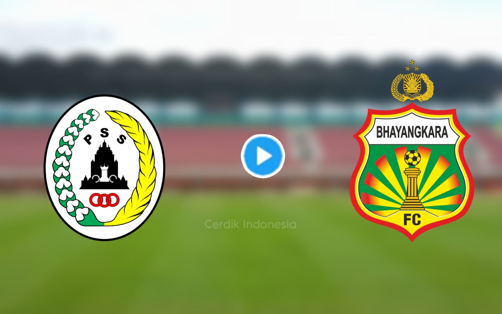 Ilustrasi link live streaming PSS Sleman vs Bhayangkara FC pertandingan BRI Liga 1 hari ini