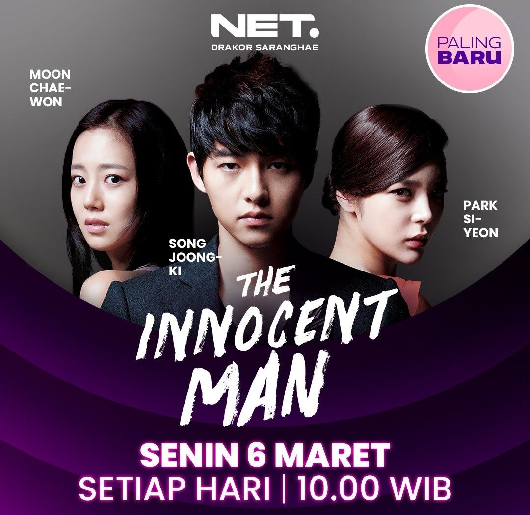 Saksikan drakor The Innocent Man tayang sesuai jadwal acara TV NET TV Selasa 7 Maret 2023 