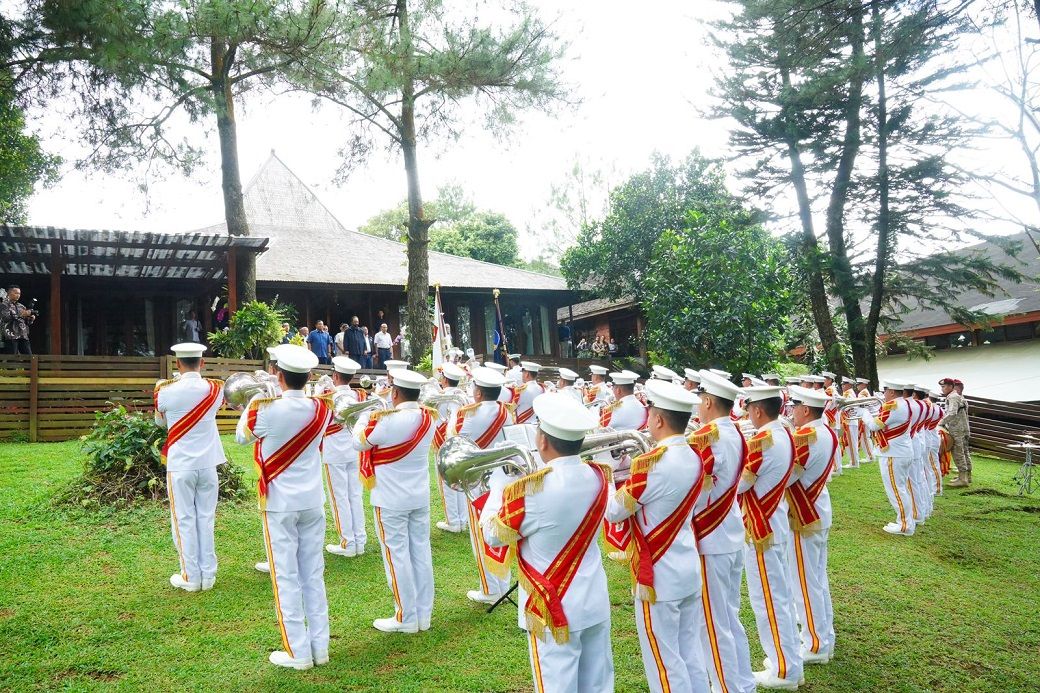 Drum Band Partai Gerindra “Canka Garuda Yaksa” binaan Prabowo. Foto: dok. Tim Media Prabowo Subianto