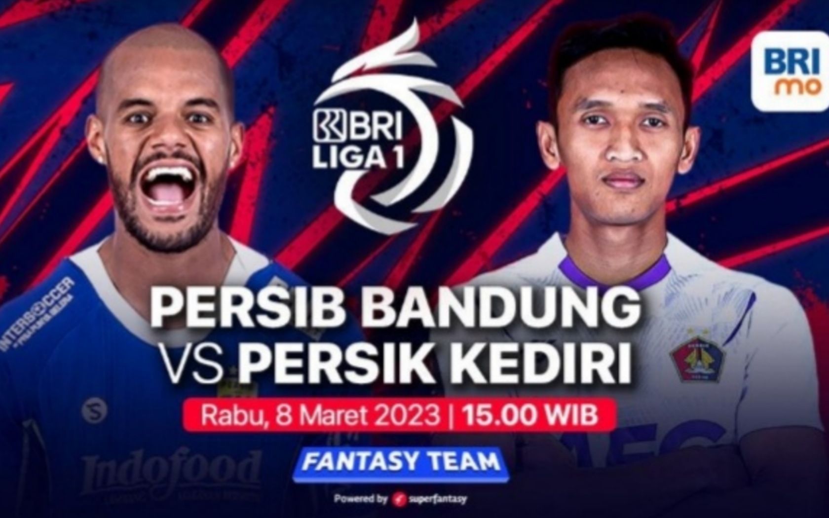 Ilustrasi prediksi formasi susunan pemain Persib Bandung vs Persik Kediri pertandingan BRI Liga 1 hari ini