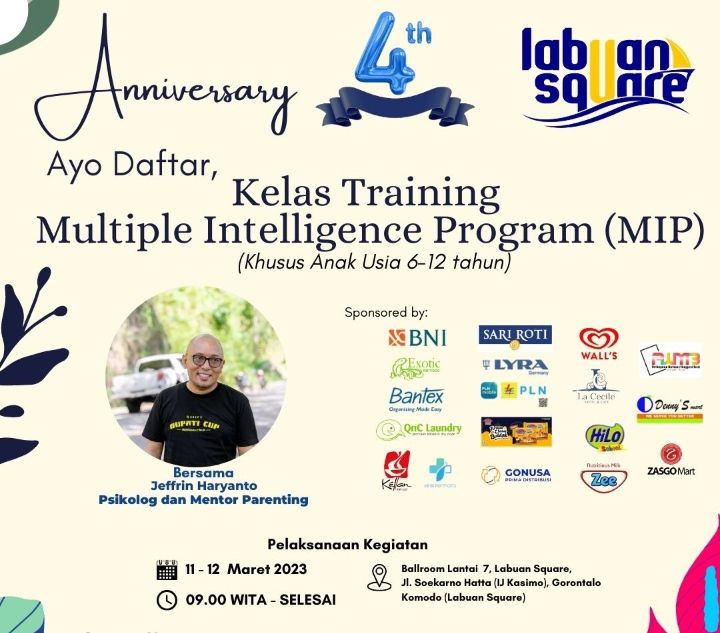 HUT ke 4 Labuan Square Buka Kelas MIP untuk Anak
