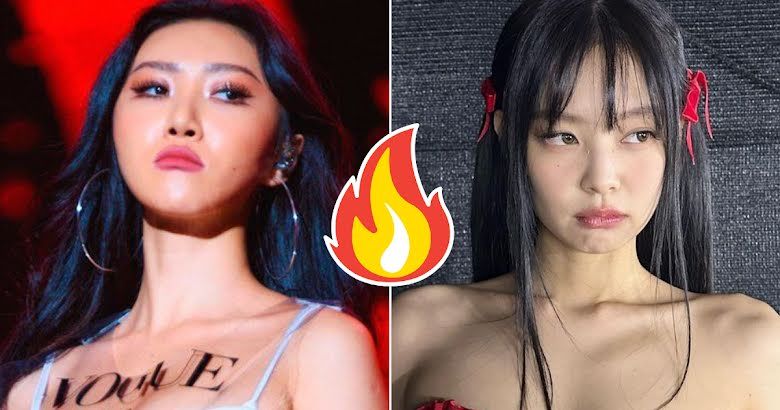 BLACKPINK dan Hwasa MAMAMOO berani mencoba gaun tembus pandang.*  