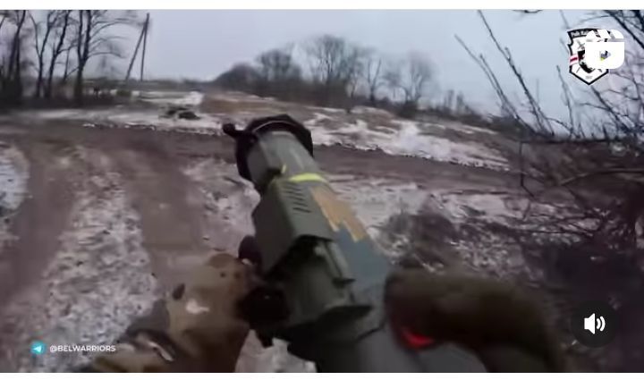 Unit militer Belarusia di pihak Ukraina lakukan serangan hit and run dengan AT4s di wilayah Bakhmut