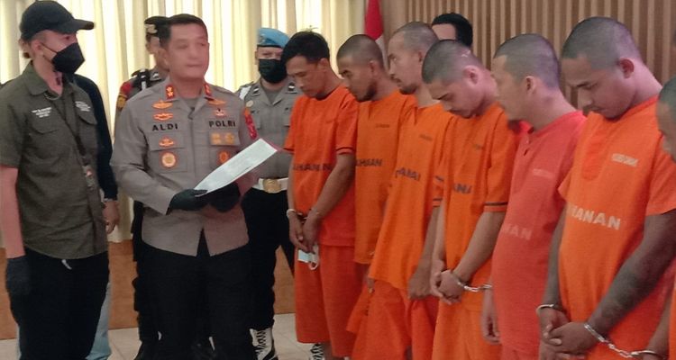 Para pelaku pencurian motor yang ditangkap Tim Satreskrim Polres Cimahi, Selasa 7 Maret 2023