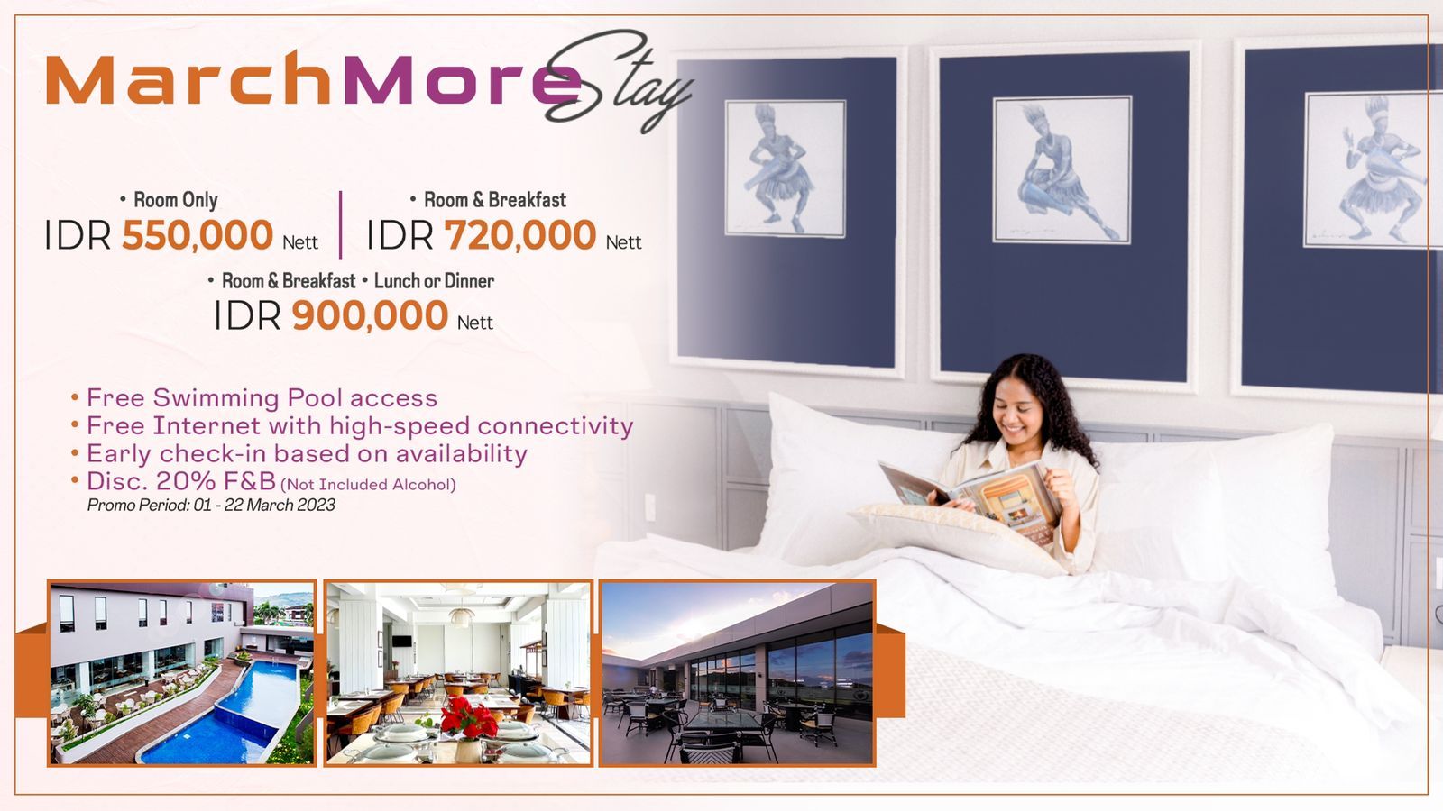 Marchmore Stay Promo kamar deluxe