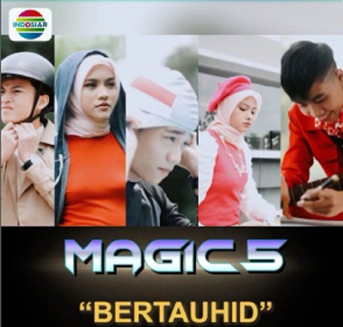 Karakter Pemain Magic 5 Indosiar, ada Eby, Afan, Basmalah, Sri Devi dan Raden Rakha.