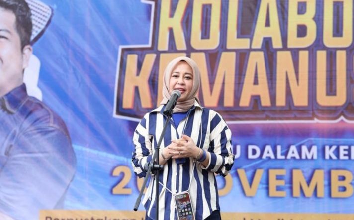 Wakil Wali Kota Makassar, Fatmawati Rusdi dalam sebuah acara