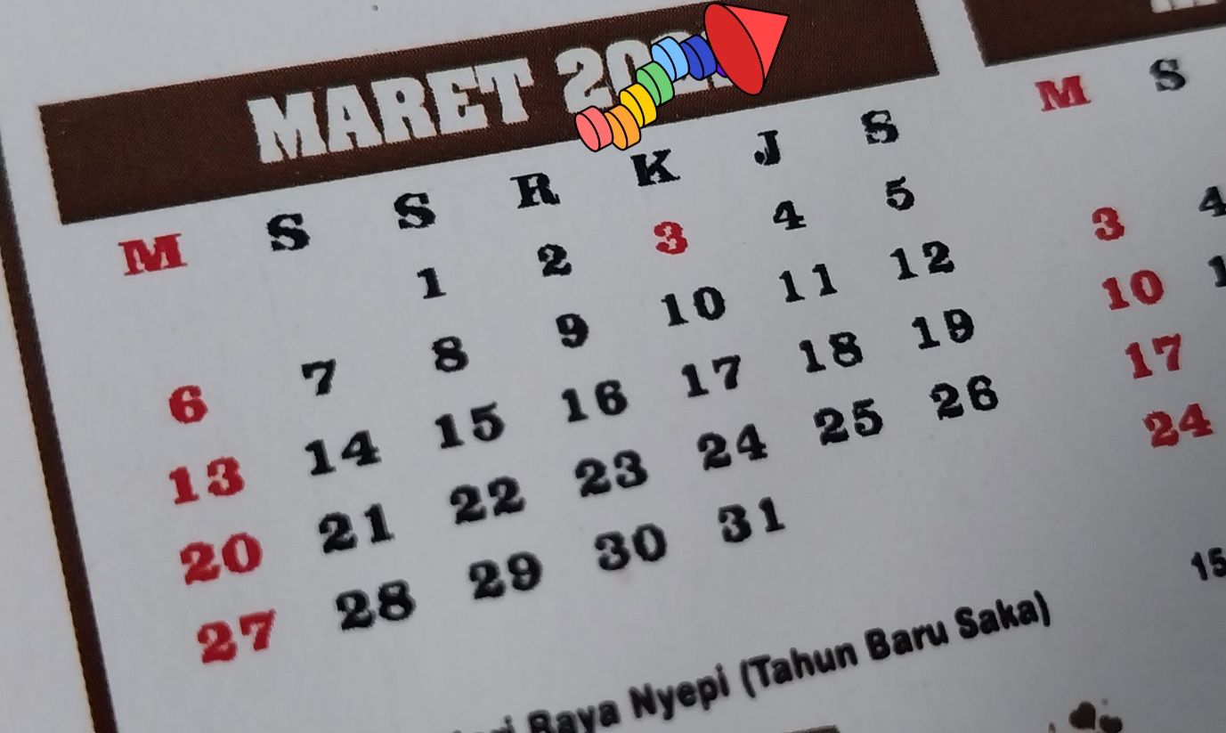 Ilustrasi hari libur dan cuti bersama 2023.