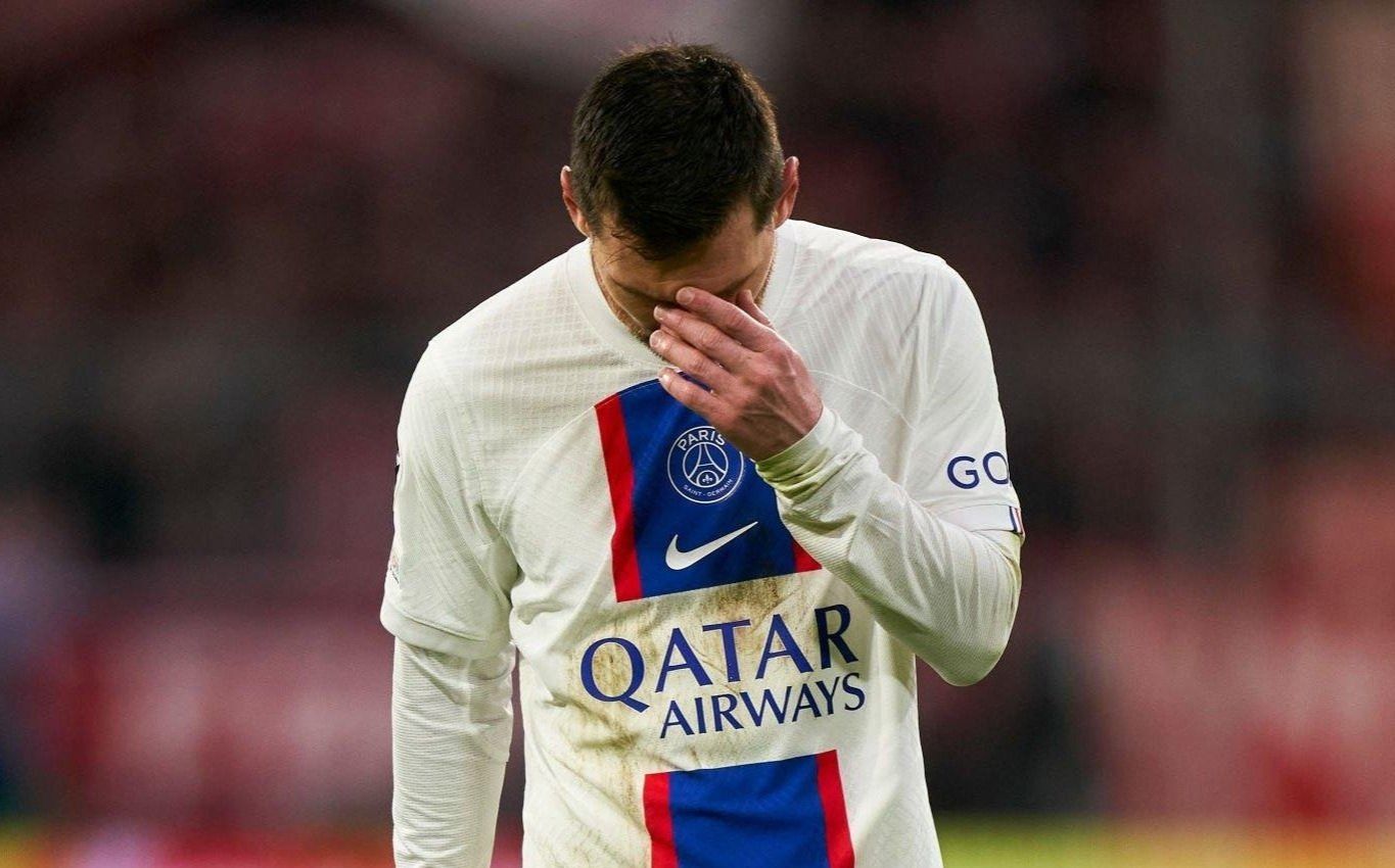 Lionel Messi tak bisa berbuat banyak saat PSG ditekuk Bayern Munchen 2-0