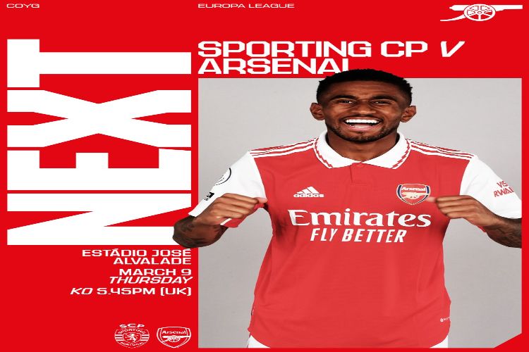 Sporting Lisbon Vs Arsenal  - Liga Eropa