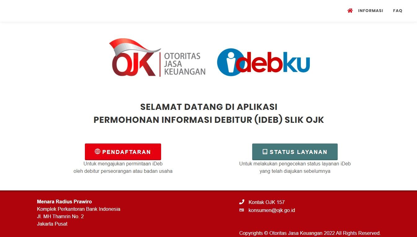 Cara BI Checking Online Terbaru, Cek Skor Kredit SLIK OJK Untuk Lolos ...