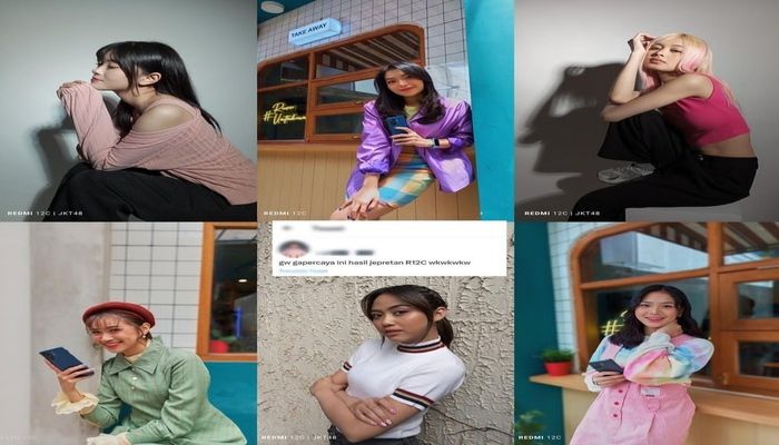 Viral foto dari Fiony dan Zee JKT48 dijepret HP 2 jutaan. 