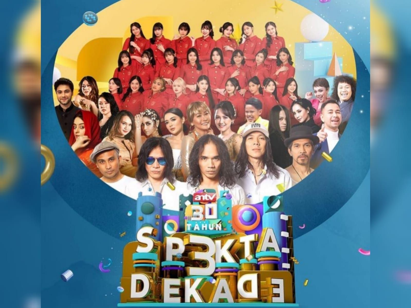 Jadwal acara TV di ANTV pada Minggu 19 Maret 2022,  saksikan Spekta 3 Dekade