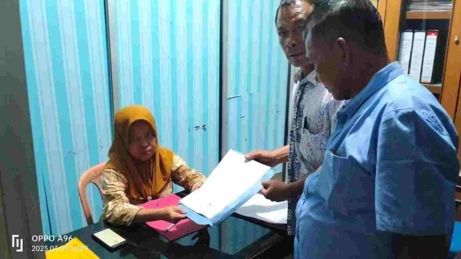 Sudirman, Calon Kades Jambu Rejo Kecamatan Sumber Harta Kabupaten Musi Rawas, melapor dugaan kecurangan di Pilkades.