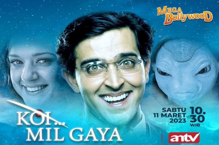 Berikut ini Jadwal Acara TV yang akan tayang hari ini di stasiun ANTV, ada film India 'Koi Mil Gaya'.