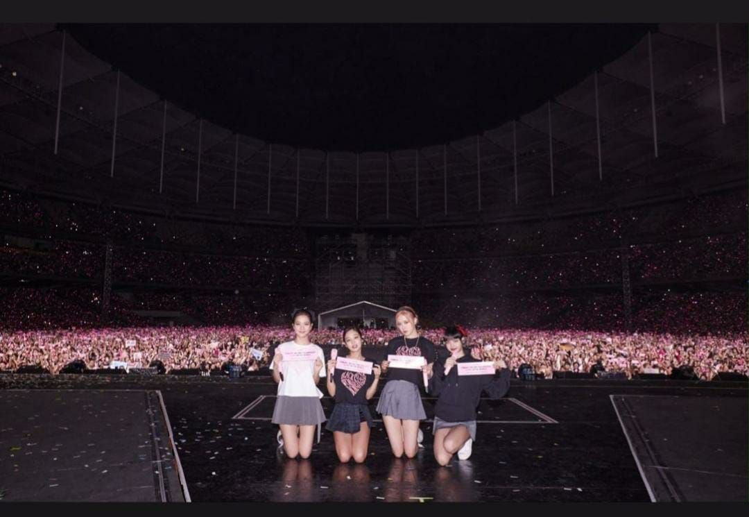 Deskripsi: Konser Girl group Blackpink akan digelar di Indonesia 11-12 Maret 2023