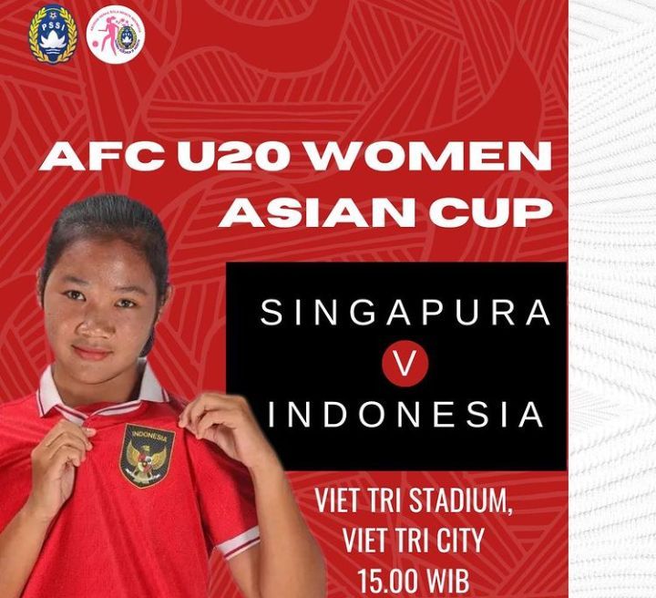 Link live streaming Timnas Wanita Indonesia U20 vs Singapura di kualifikasi AFC Women Asian Cup 2023