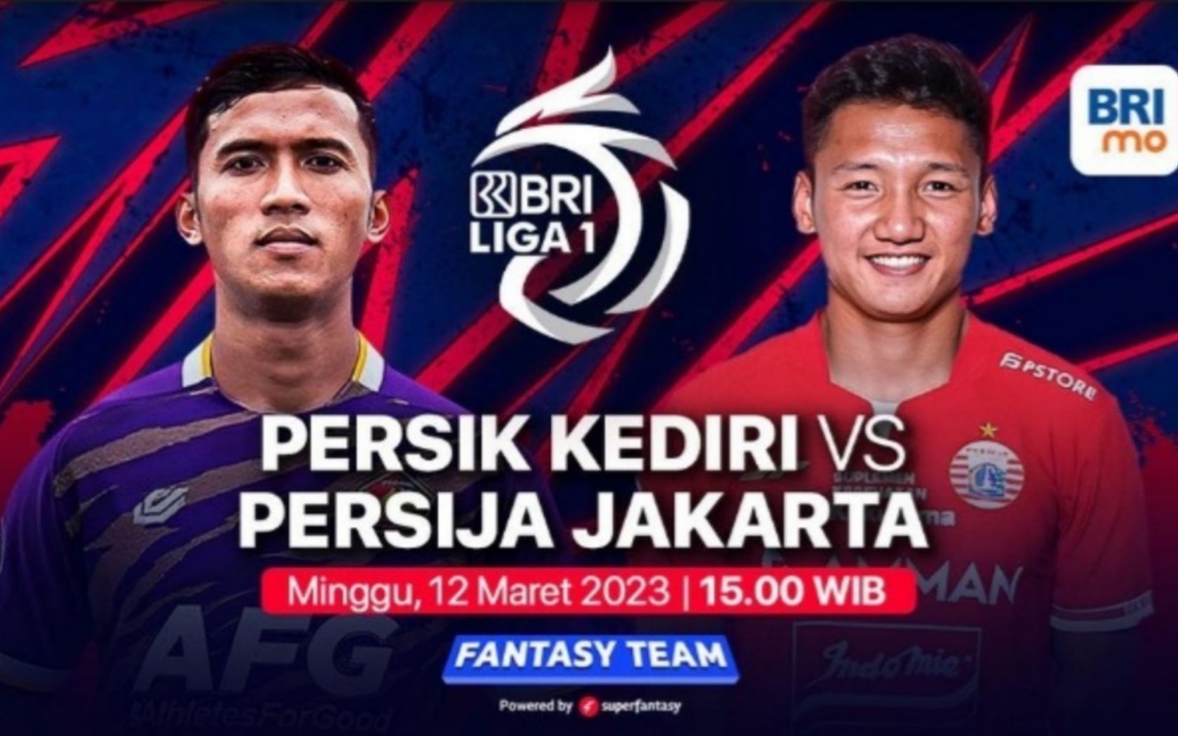 Prediksi formasi susunan pemain Persik kediri vs Persija Jakarta pertandingan BRI Liga 1 hari ini