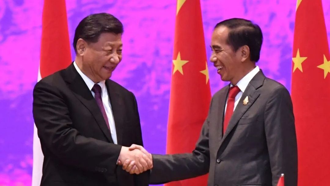 Presiden Joko Widodo bersama Presiden China Xi Jinping 