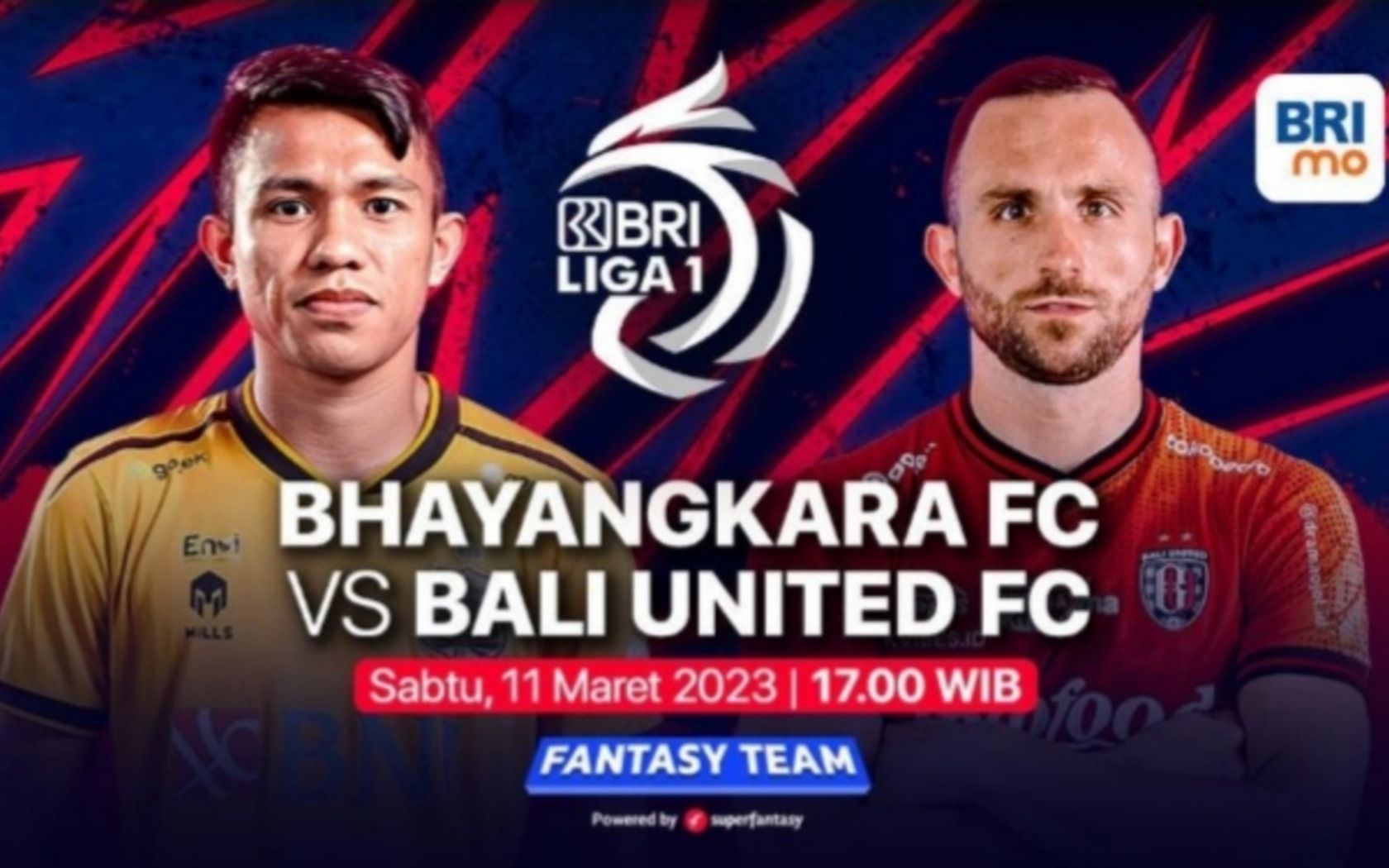 Prediksi formasi susunan pemain Bhayangkara FC vs Bali United pertandingan BRI Liga 1 hari ini