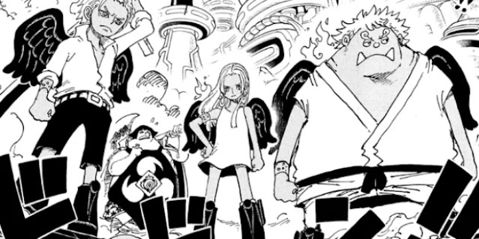 Spoiler One Piece 1077: Kelemahan Seraphim Terungkap! Ternyata Ada Api di Punggungnya 