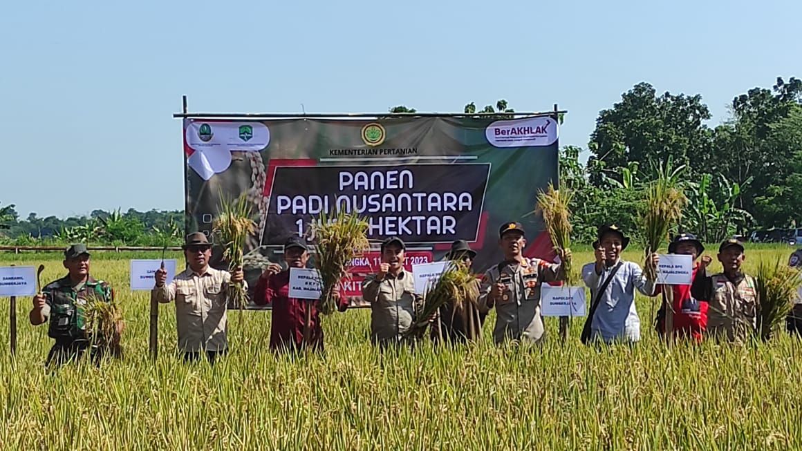 Pemkab Majalengka dan DKP3 Majalengka Dukung Kementan Panen Nusantara 1 Juta Hektar Desa Cijenok, Kecamatan Sumberjaya/SabaCirebon 