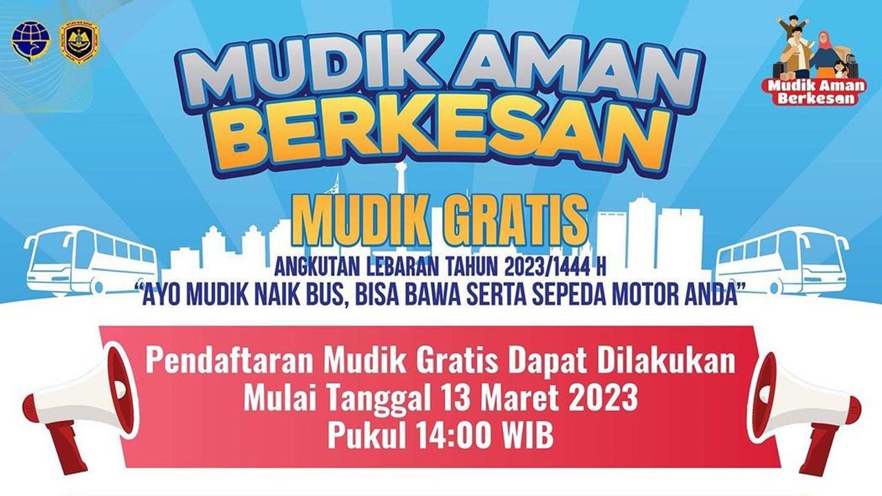 Buruan Daftar Mudik Gratis Kemenhub Mulai Hari Ini Hingga 14 April