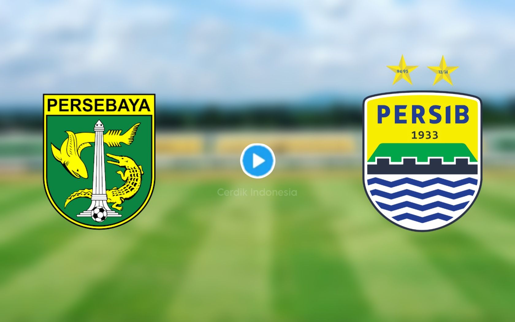 Ilustrasi link live streaming Persebaya vs Persib Bandung pertandingan BRI Liga 1 hari ini