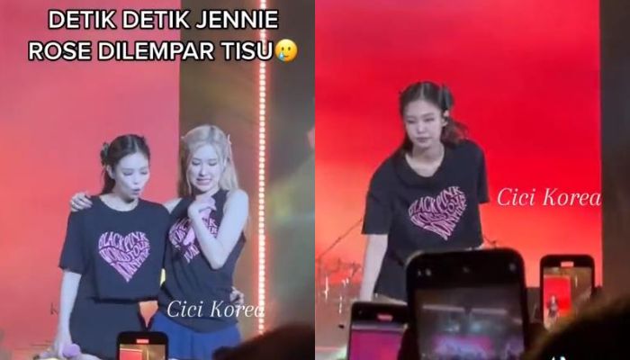 detik-detik Jennie dilempar motor.