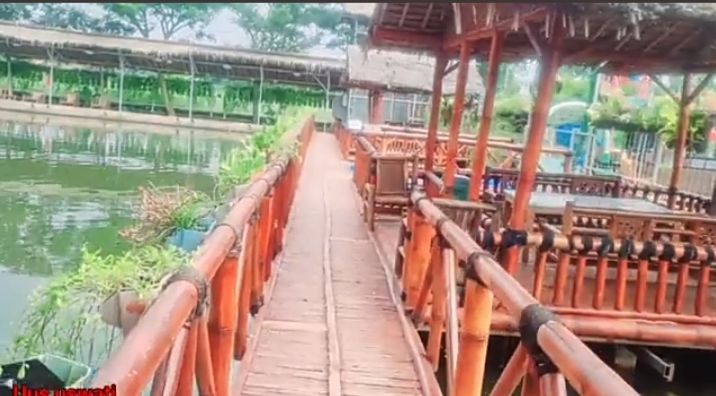 Taman Kuring, tempat wisata kuliner di Kronjo Tangerang Banten/tangkapan layar youtube/channel Uus Uswati